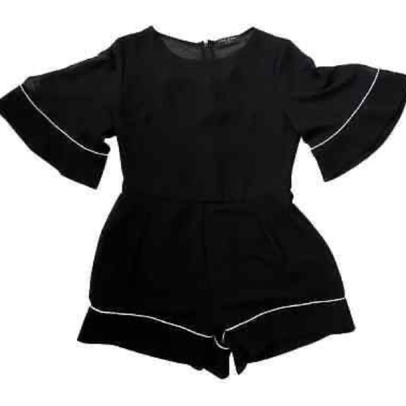 Few Moda,Lux Romper,Feel The Incredible Quality,White Edging,Excellent Condition - Picture 5 of 12